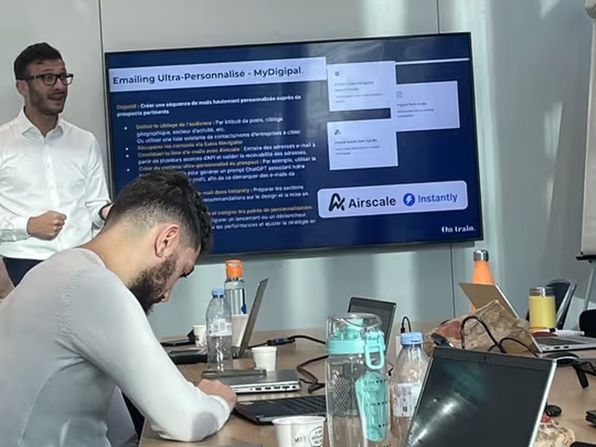 AI training session at E.Leclerc